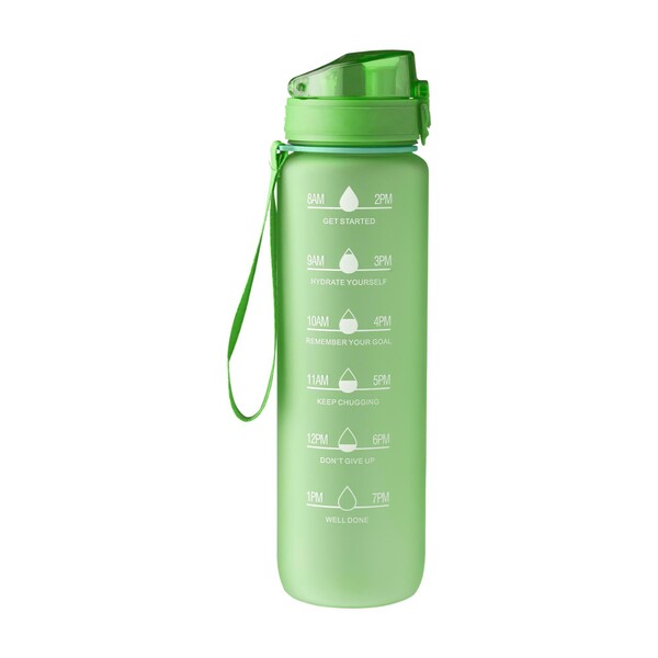 RPET-juomapullo (1000 ml) Brinley - Vaaleanvihreä