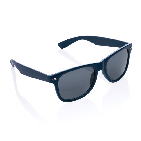 Lunettes de soleil en PC plastique recyclé GRS - Bleu Marine