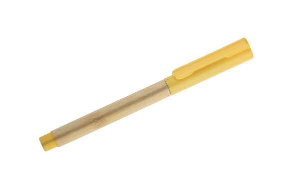 Bamboo pen TUFI - yellow