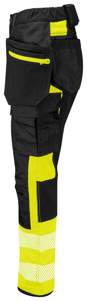 6543 Woman Waist Pant HV Yellow/black C42