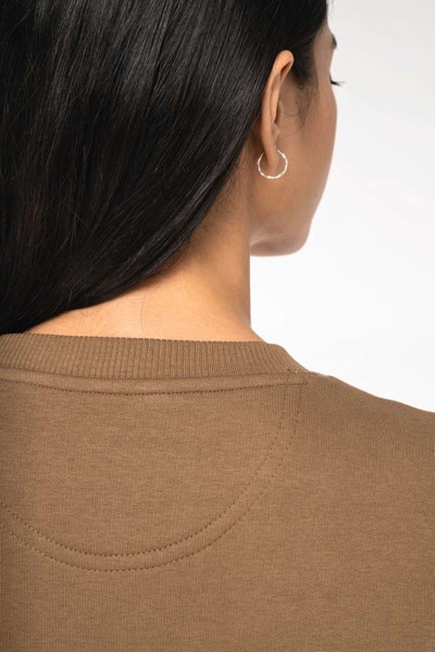 Unisex Eco-Friendly Oversized Crew Neck Sweatshirt - Ivory / 3XL
