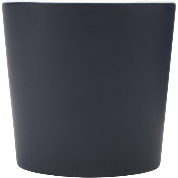 Cali 370 ml ceramic mug with matt finish - Navy Blue