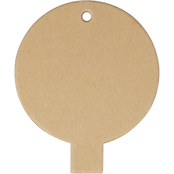 Clé USB 2.0 ronde en papier recyclé - Marron kraft / 64GB