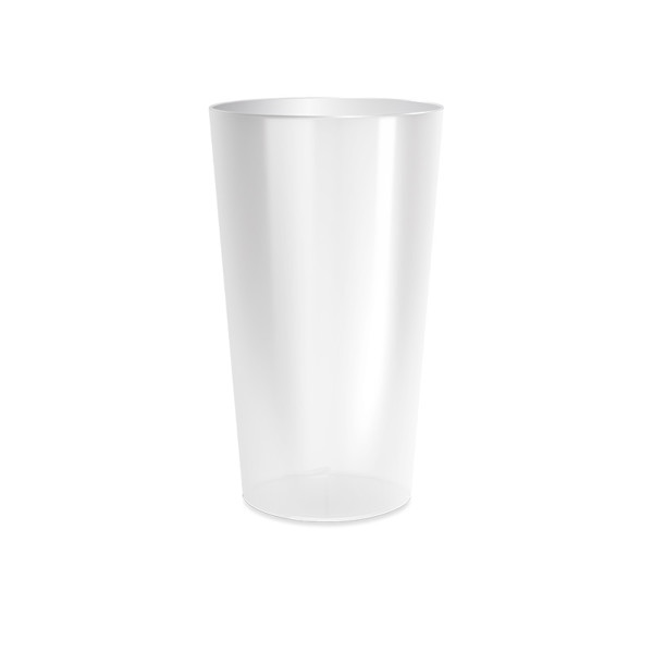 60 Cl stackable plastic cup Inmold - Commande / Translucide