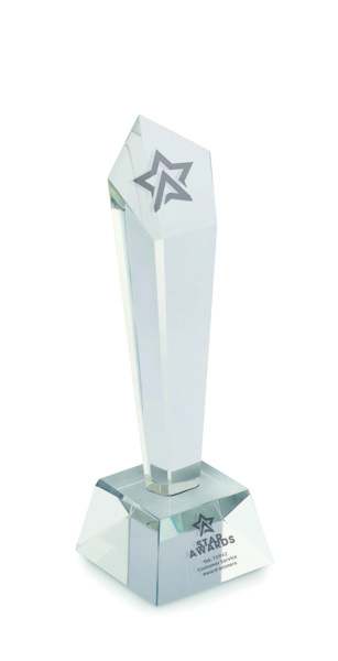 Prix en cristal dans un coffret Diaward