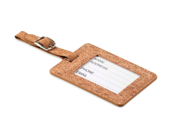 Cork luggage tag Coco