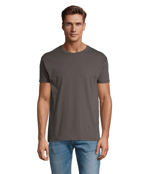 REGENT T-shirt unissex 150g - Cinza EscuroL