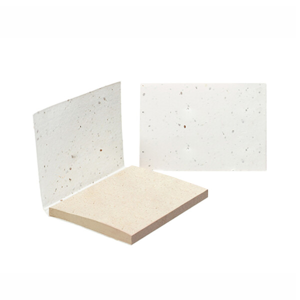 Seeds paper soft cover with grass paper sticky notes (EU made) - Full colour
