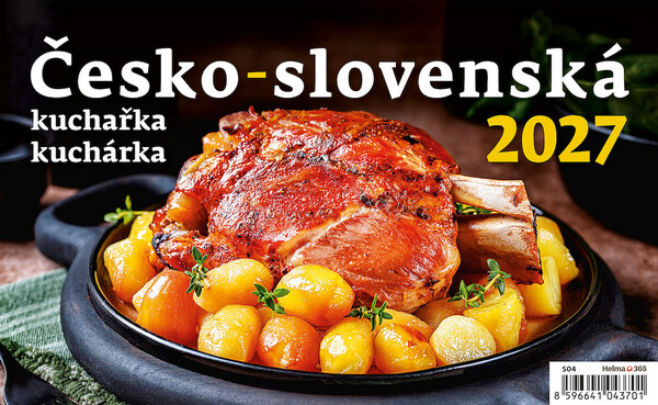 Stolní kalendář Česko-slovenská kuchárka 2027