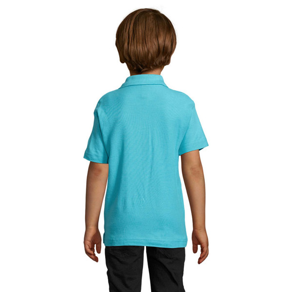 SUMMER II KIDS Polo 170g - Azul Atol3XL