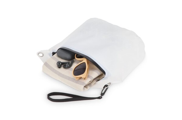 Water-Resistant Ripstop Shoulder Bag 33 x 23 x 13 cm - White