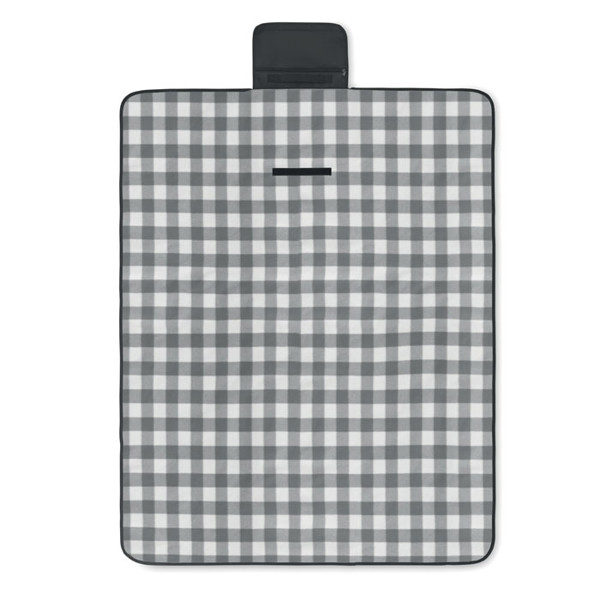 RPET fleece picnic blanket Caly - Black