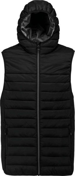 Adult Hooded Bodywarmer - Black / XS