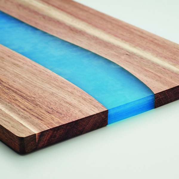 Grooves cutting board acacia wood, 300x200 mm