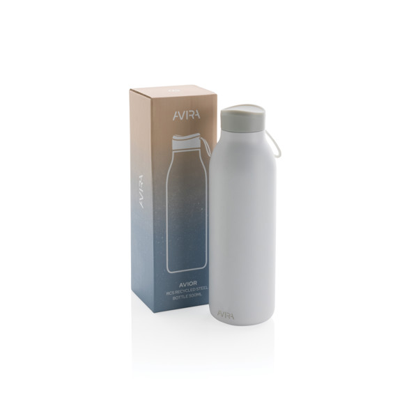 Avira Avior vakuumska steklenica 500 ml, reciklirano jeklo - Bela