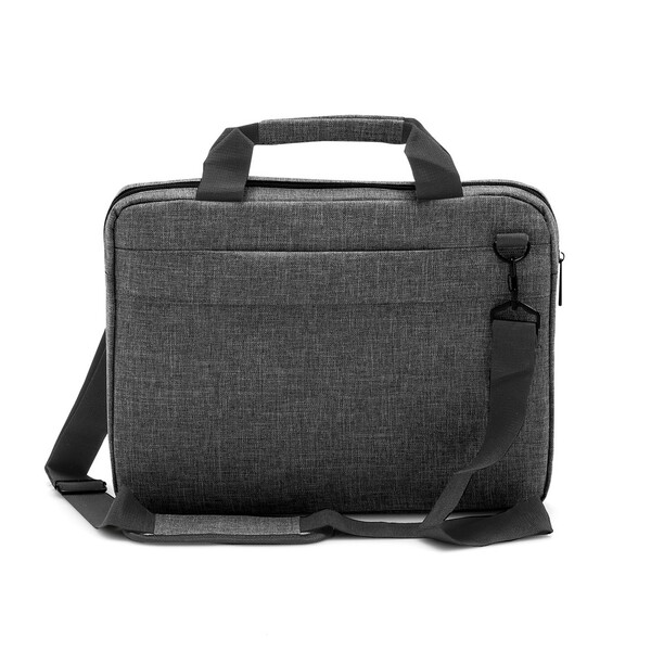 GRAPHS LAPTOP. Pasta para portátil 14'' em poliéster 600D - Cinzento Escuro