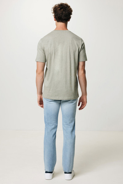 T-shirt léger en coton recyclé IQONIQ Sierra - Light Heather Green / XXXL