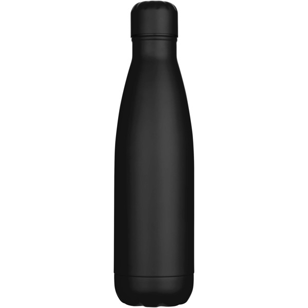 Fľaša na vodu z recyklovanej jednostennej nehrdzavejúcej ocele Cove 750 ml RCS - Čierna