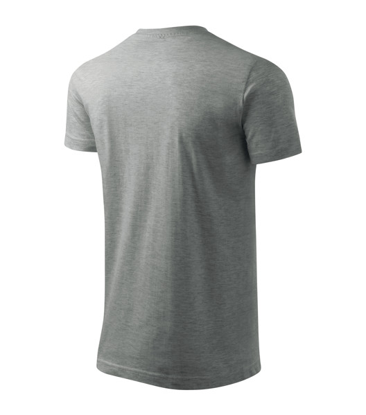 Tričko Pánské Malfini® Basic - Tmavě Šedý Melír / 2XL