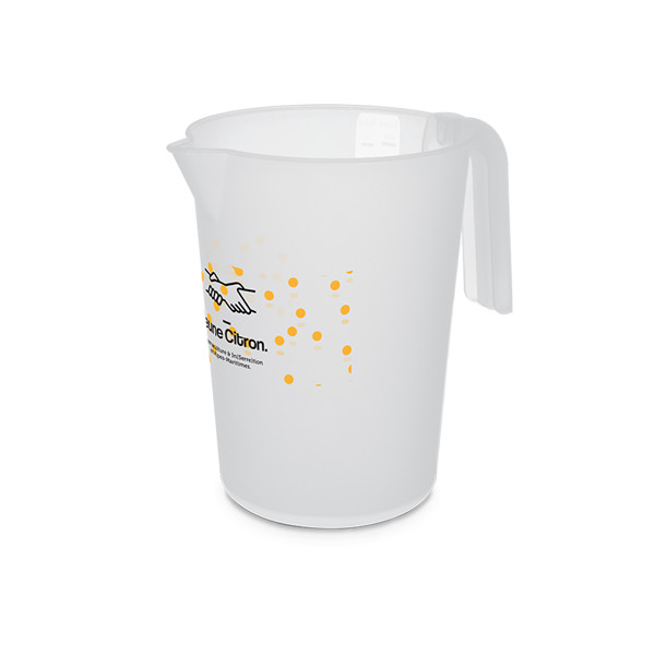 PICHET, POT, EN POLYPROPYLENE (PP) 110 cl RAS BORD