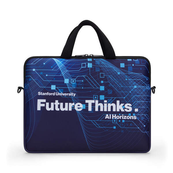 Sublimated neoprene laptop sleeve with zipper and trolley sleeve - 42x31cm