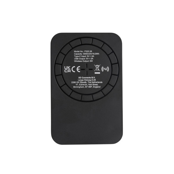 Xd Collection magnetni powerbank 5000 mAh, 5W