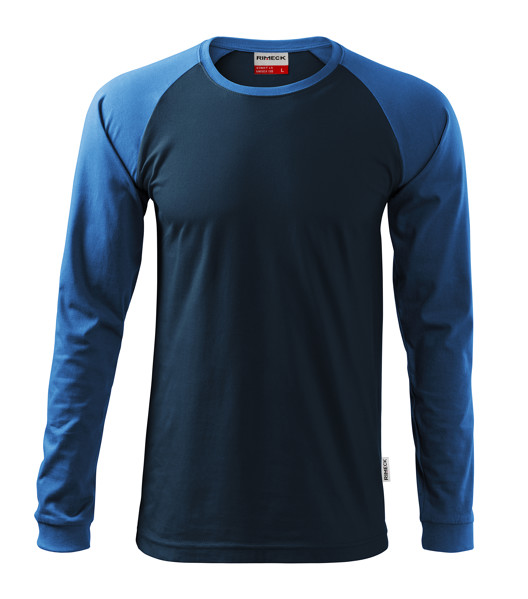 Triko Unisex Rimeck® Street Ls - Námořní Modrá / XL