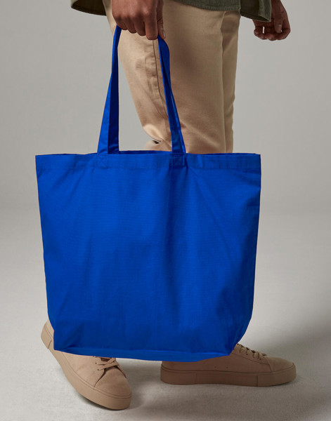 Organic Premium Cotton Maxi Tote - Black / ONE SIZE