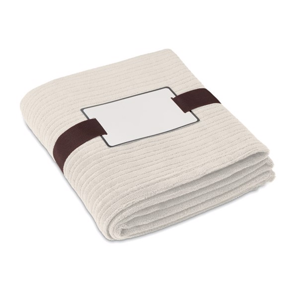 Fleece blanket.240 gr/m2 Cap Code - Beige