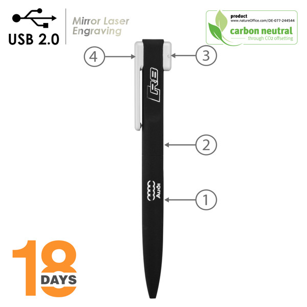 2In1 Metal Usb2.0 Memory & Ballpen