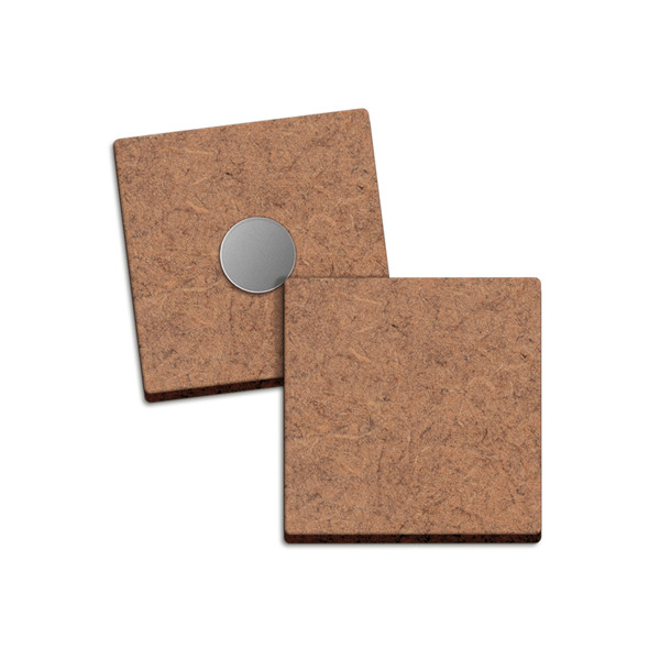 MAGNET SUR-MESURE MDF EP 3 mm AVEC AIMANT NÉODYME AU DOS (20cm2maxi) - Echantillon