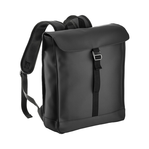 Pu Laptop Backpack (15) - Black