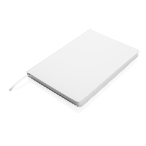 A5 Impact stone paper hardcover notebook - White