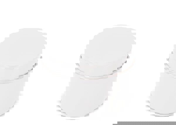 Kirtan scented plant based candle in large recycled tin - White