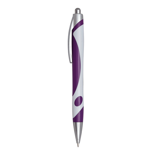 Guľôčkové pero Modern - Lilac / Biela