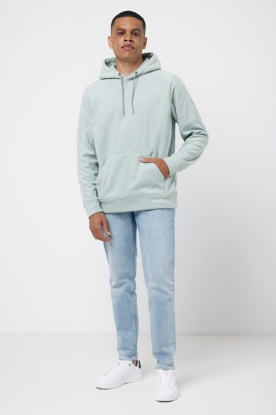 Iqoniq Trivor recycled polyester microfleece hoodie - Iceberg Green / XS