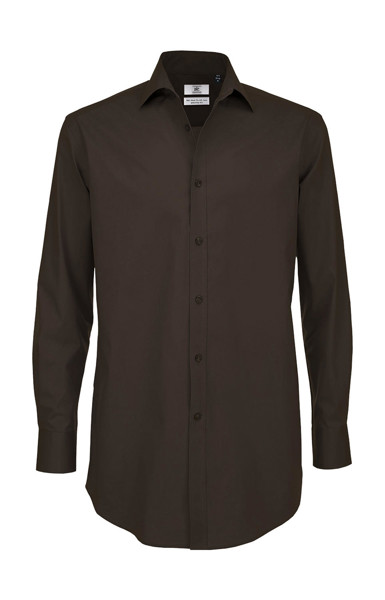 Black TieLSL / Men Shirt - Coffee Bean / 4XL