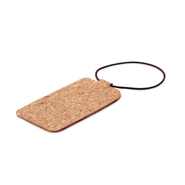 MB - Cork luggage tag Ovalis