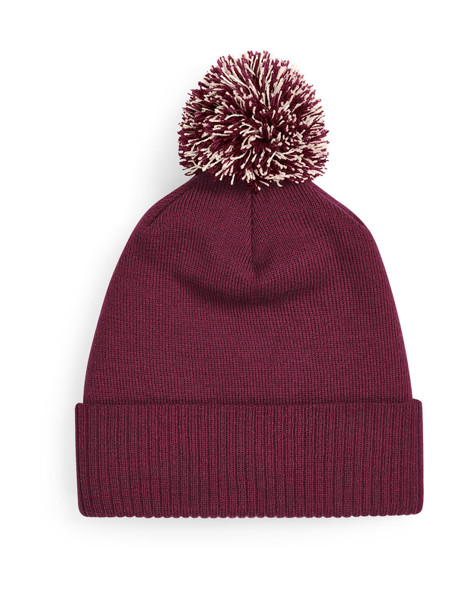 Snowstar Beanie - White / Black / ONE SIZE
