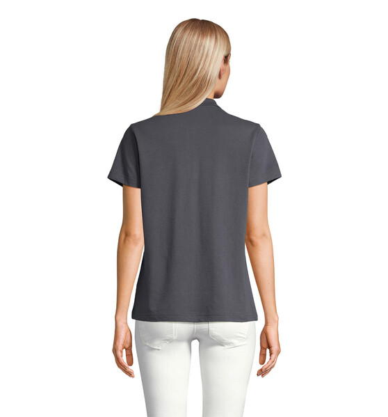 PULSE WOMEN POLO - Mouse GreyXXL