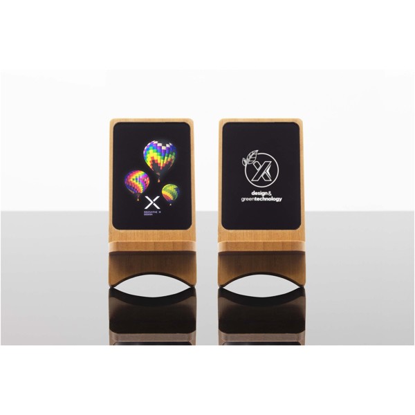 Suporte em madeira sem fios de 15W luminoso "SCX.design W16"