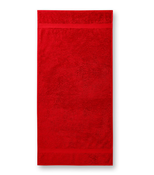 Ručník Unisex Malfini® Towel 450 - Červená / 50 x 100 cm