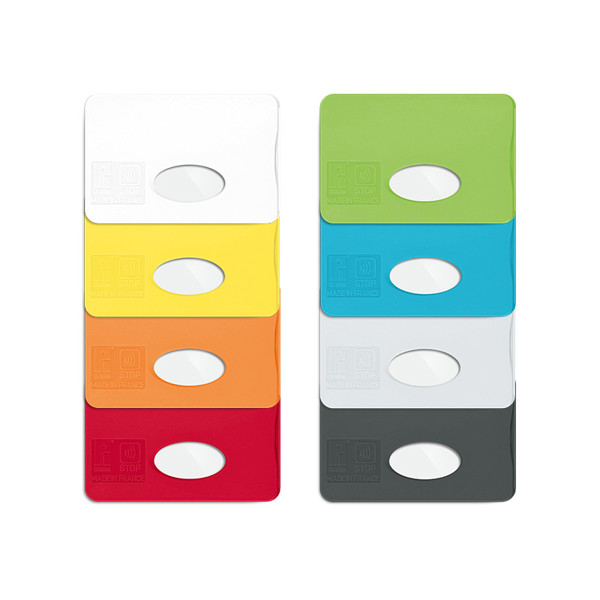 Credit-card cover with RFID blocking - Blanc / Unique