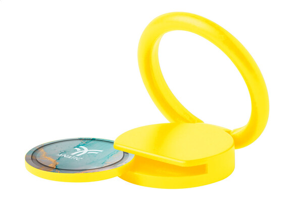 Torla Plastic Mobile Holder with Shopping Cart Coin - Yellow