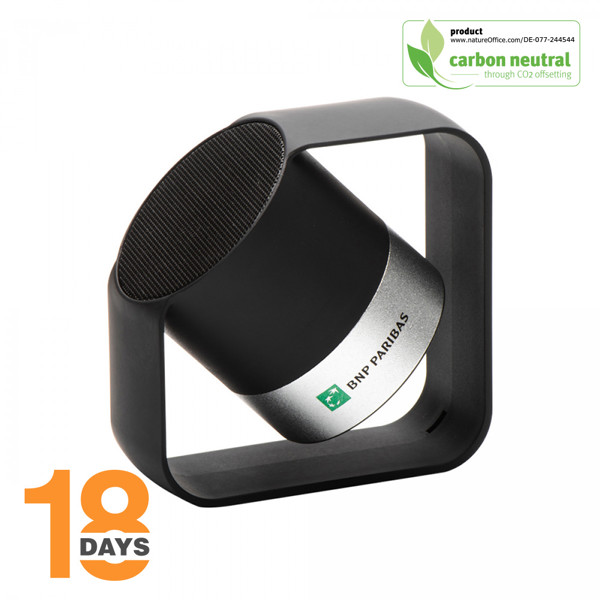 Enceinte Bluetooth En Abs Et Aluminium / Gomme Noire / Noir Opaque Standard