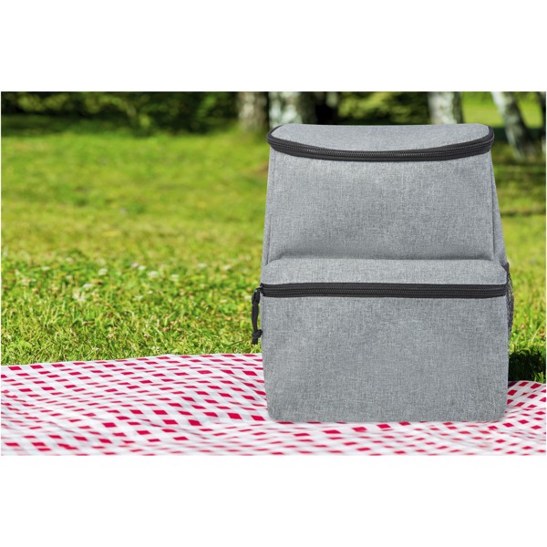 Tundra GRS rPET Kühlrucksack 12L - heather grau