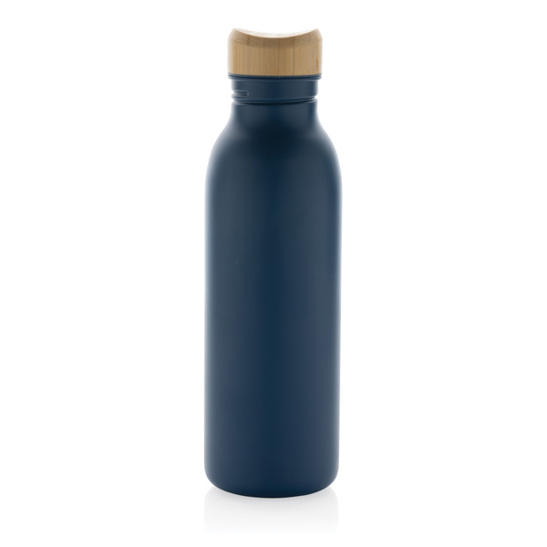 Bouteille d'eau 600ml en acier Avira Alcor RCS - Bleu Marine