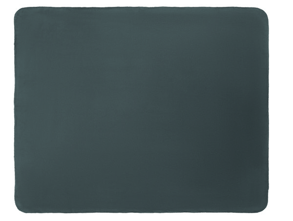 Odeja iz flisa Bogda RPET 130gr/m², 150x120cm - Kamnito siva