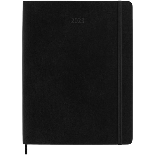 Moleskine soft cover 12 month weekly XL planner - Solid Black