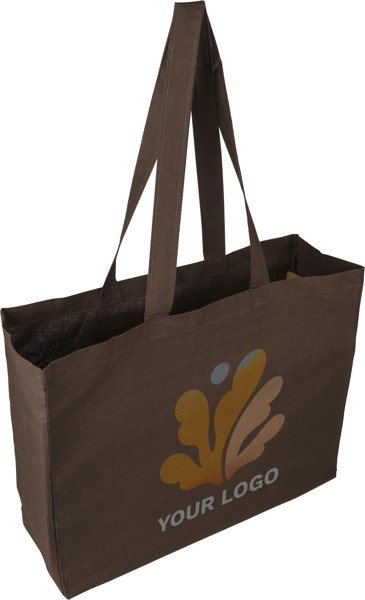 Katoen (180 g/m²) boodschappentas Maleya - grijs